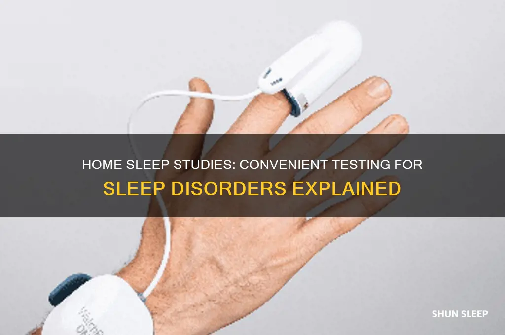 can you get a sleep study at home