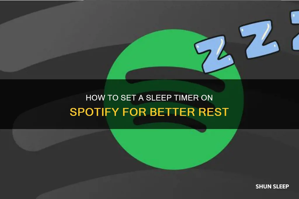 can you get a sleep timer on spotify