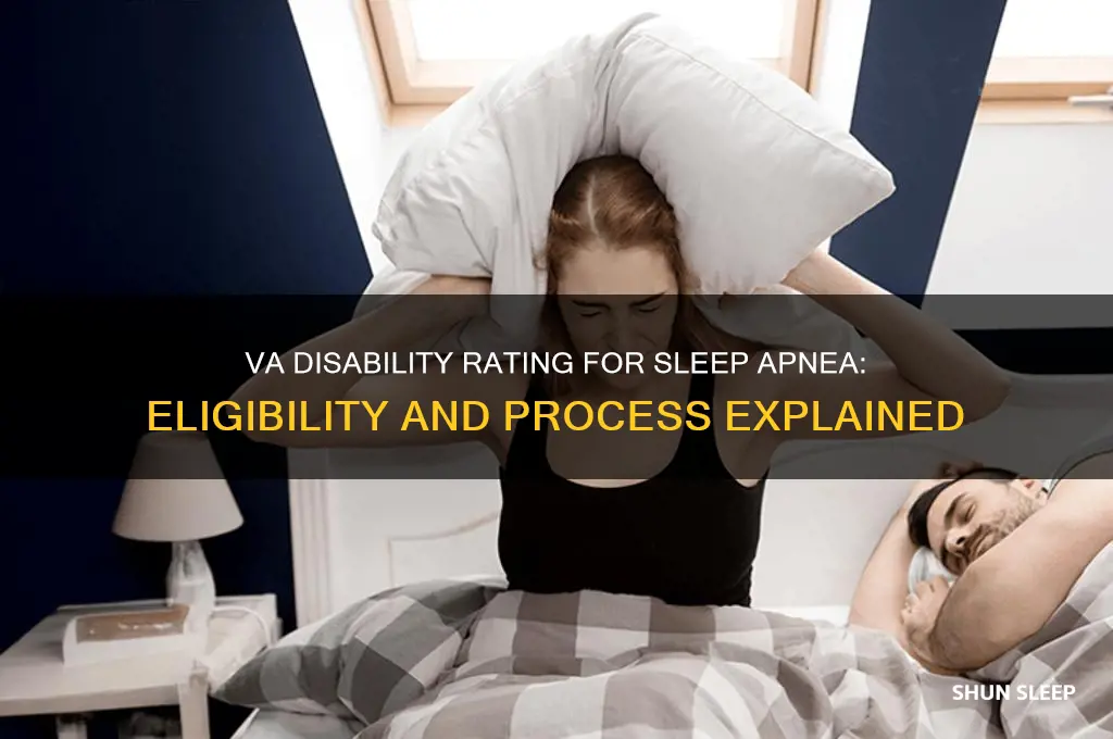 can you get a va rating for sleep apnea