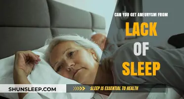 Lack of Sleep and Aneurysm Risk: Uncovering the Connection