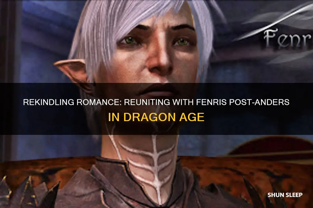 can you get back with fenris after sleeping with anders