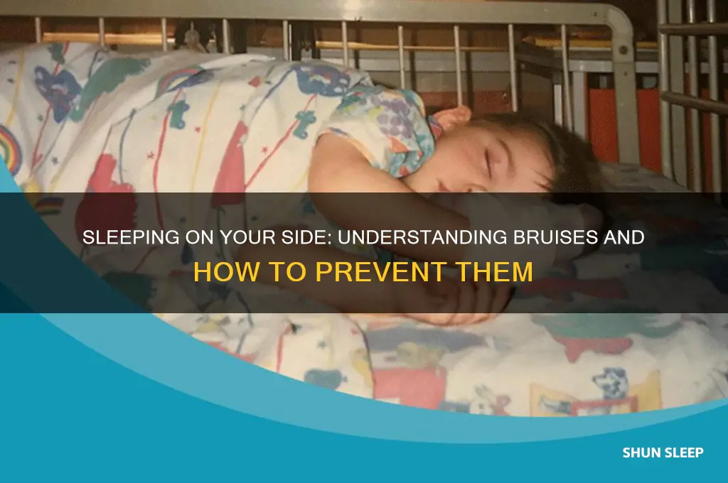 can you get bruises from sleeping on side