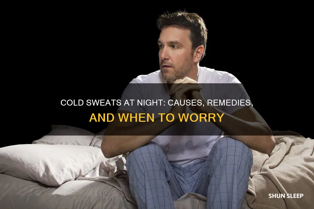 can you get cold sweats while sleeping