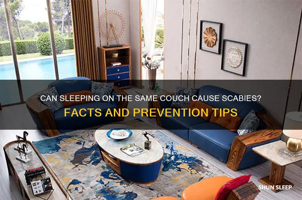 can you get escabes sleeping on same couch
