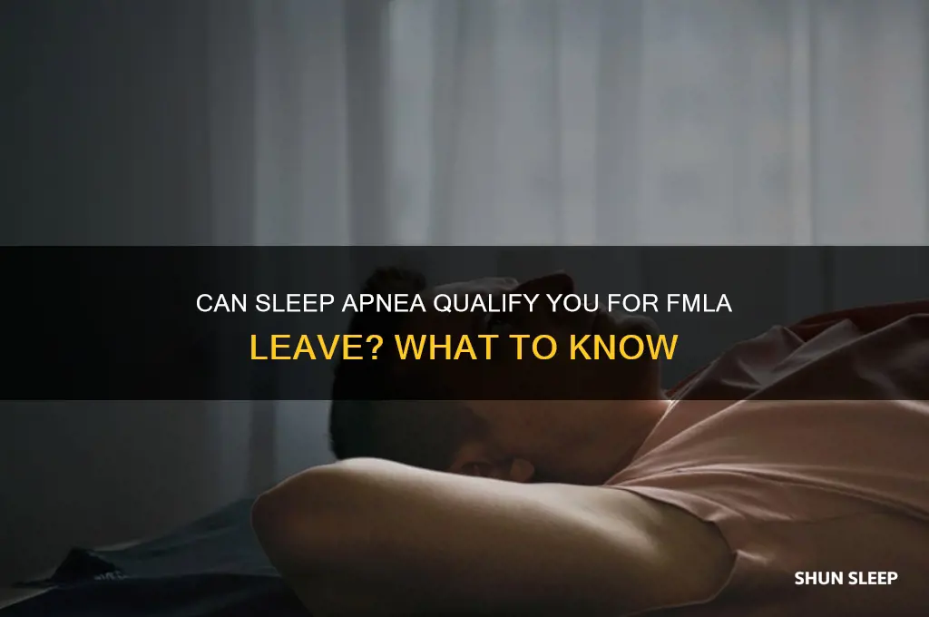 can you get fmla for sleep apnea