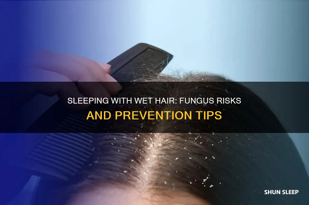 can you get fungus from sleeping with wet hair