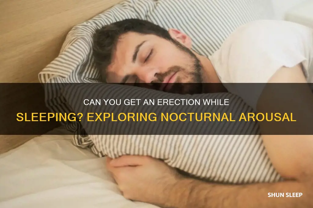 can you get hard in your sleep