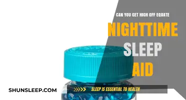 Equate Nighttime Sleep Aid: Can It Cause a High?
