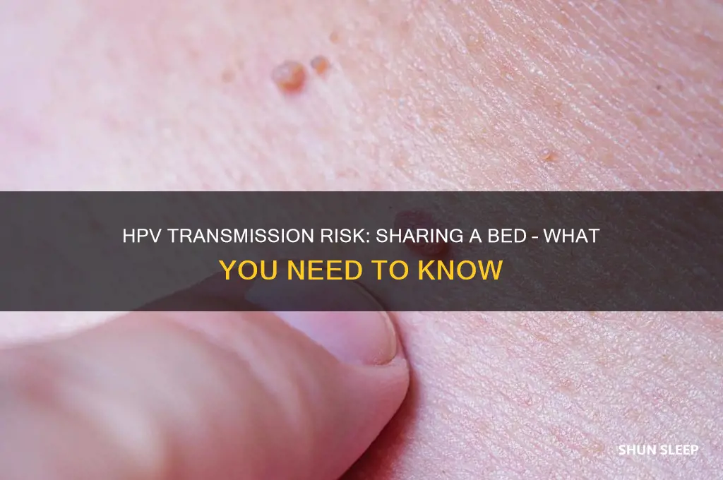 can you get hpv from sleeping in the same bed