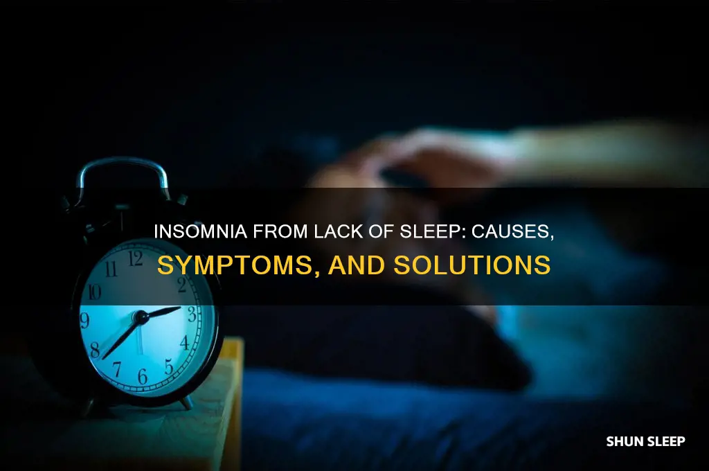 can you get insomnia from not sleeping