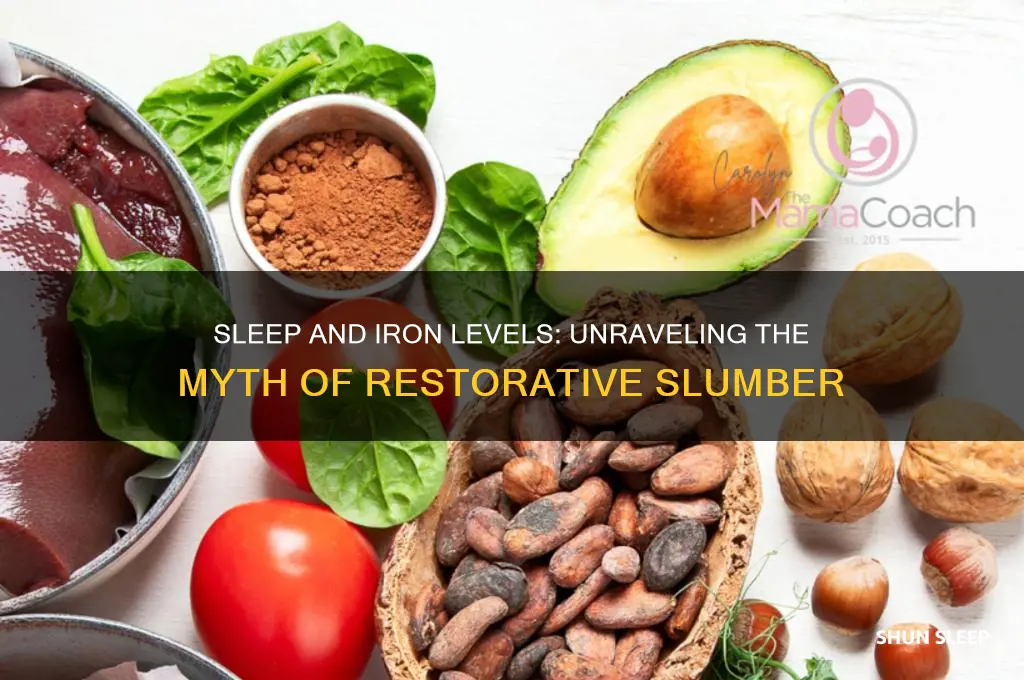 can you get iron through sleep