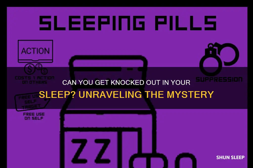 can you get knocked out in your sleep