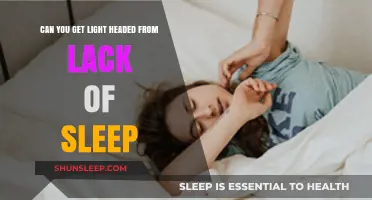 Lack of Sleep and Lightheadedness: Understanding the Connection