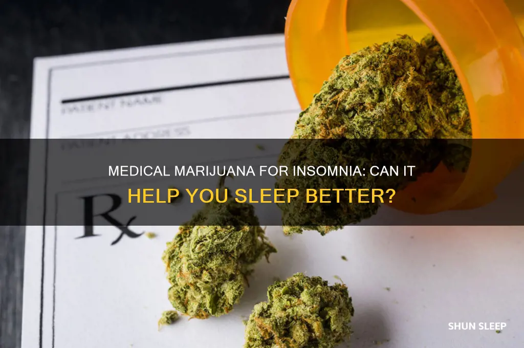 can you get medical marijuama for not sleeping