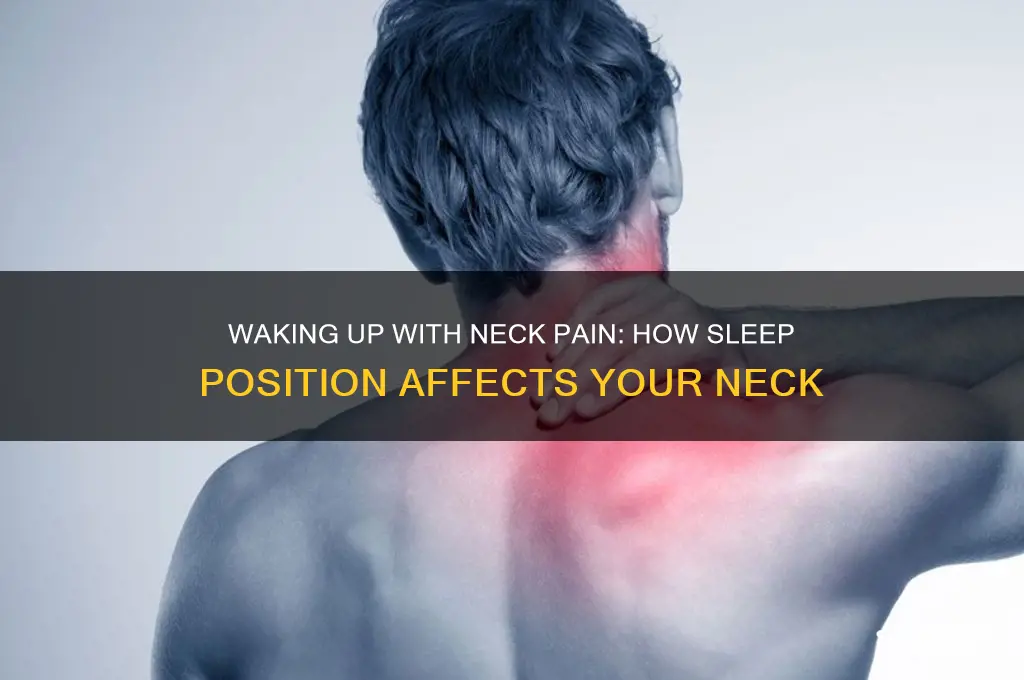 can you get neck pain from sleeping wrong
