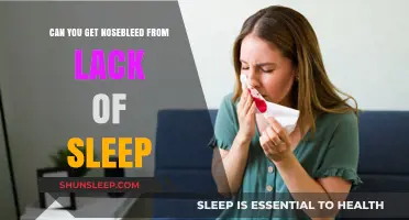 Lack of Sleep and Nosebleeds: Unraveling the Surprising Connection