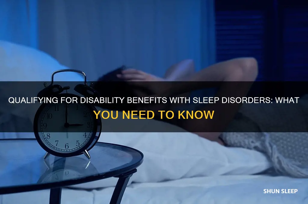 can you get on disability for sleep disorders