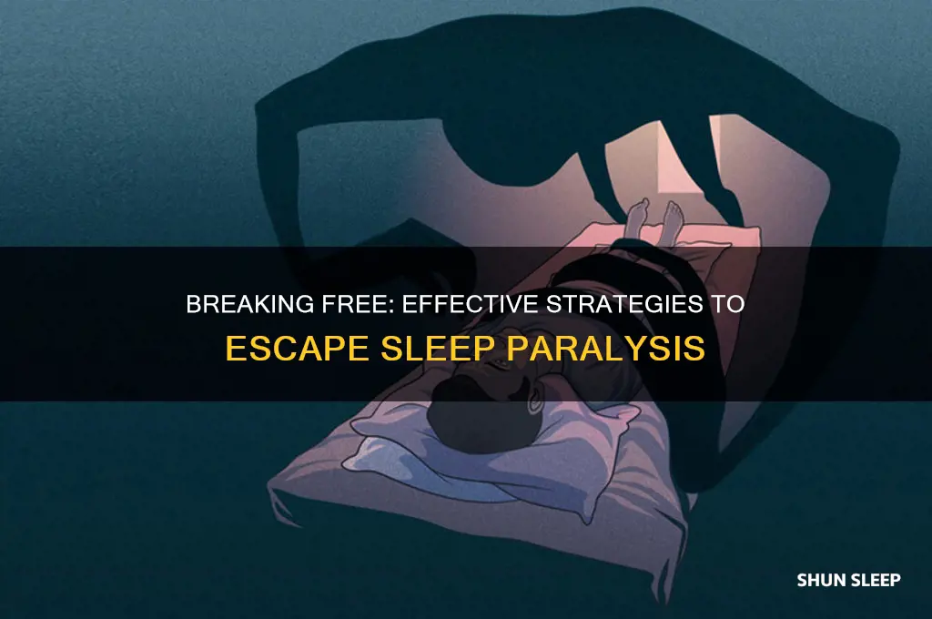 can you get out of sleep paralysis