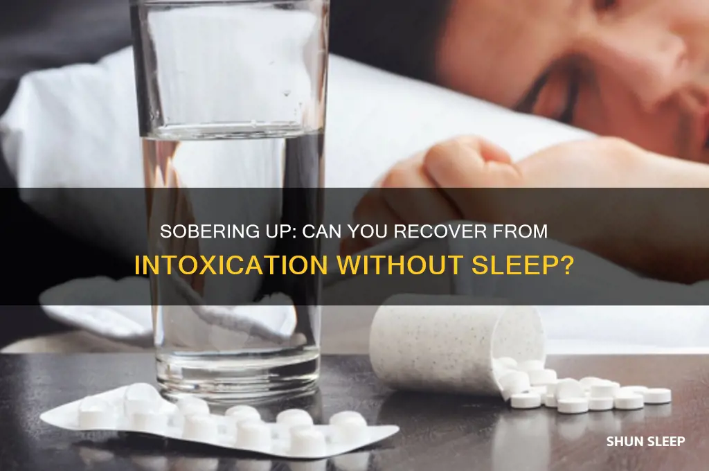 can you get over being d4unk wi5hout sleep