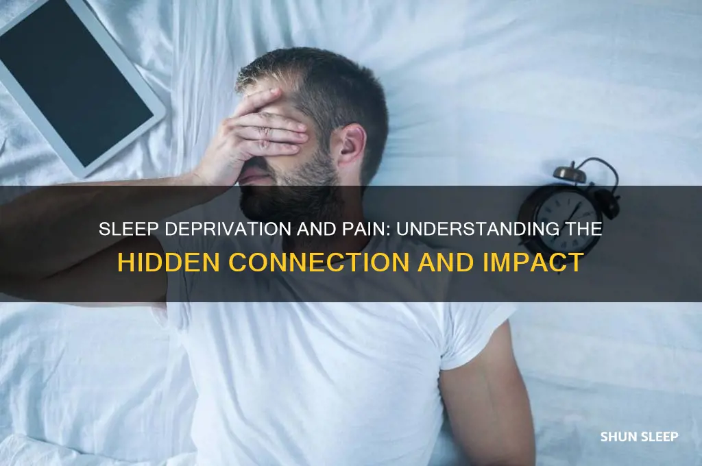 can you get pain from not sleeping