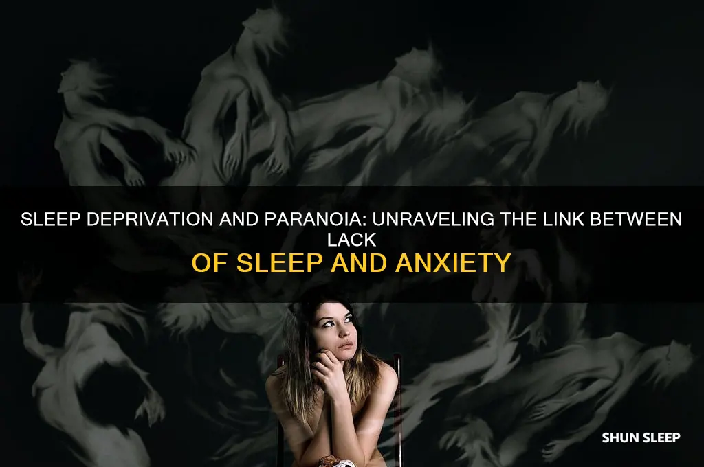 can you get paranoid from lack of sleep
