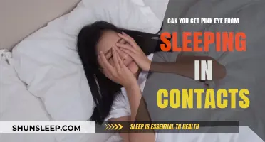 Sleeping in Contacts: Risks and Pink Eye Concerns Explained