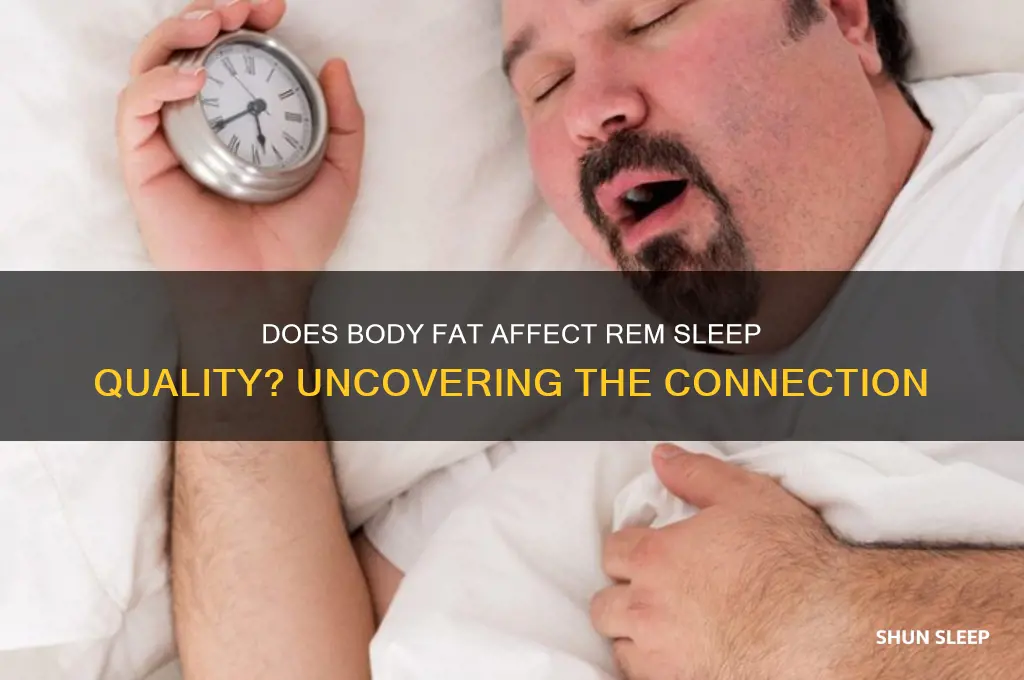 can you get rem sleep if fat