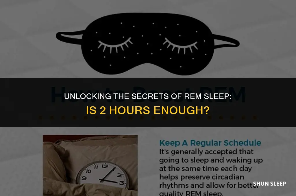 can you get rem sleep in 2 hours
