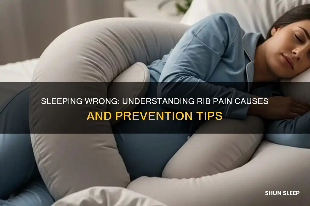can you get rib pain from sleeping wrong
