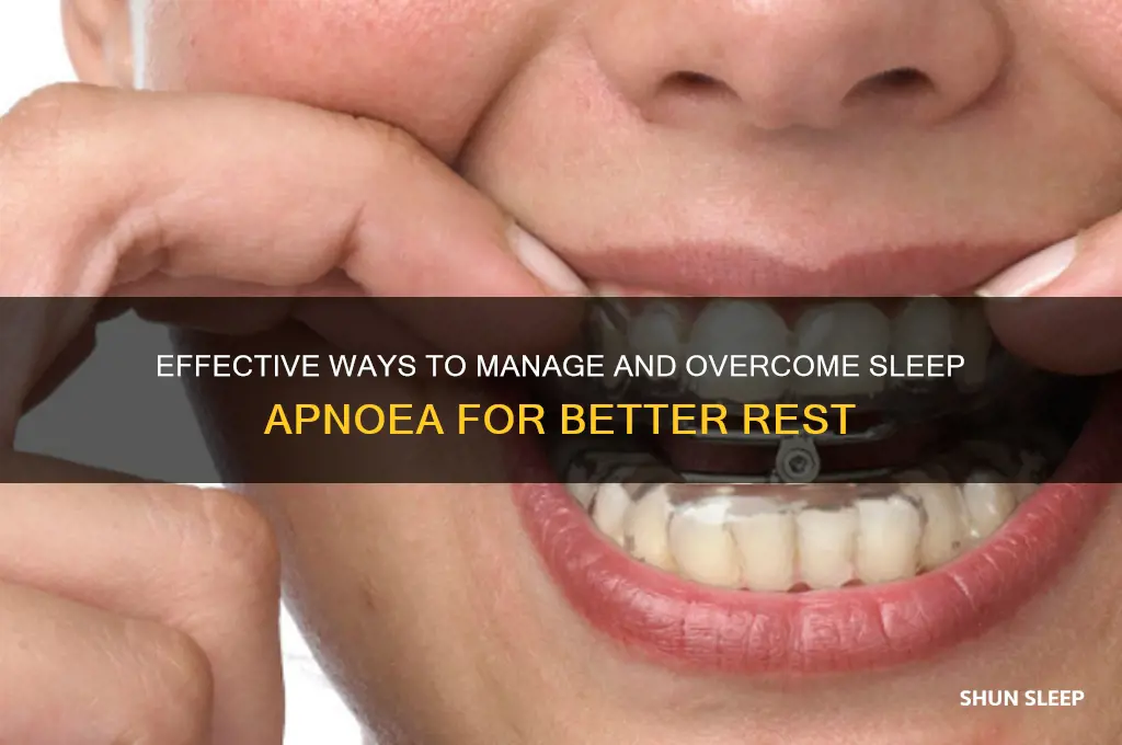 can you get rid of sleep apnoea