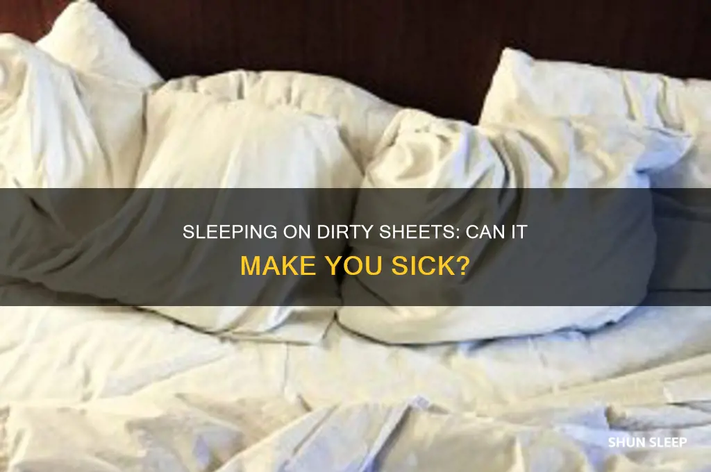 can you get sick from sleeping on bed sheets