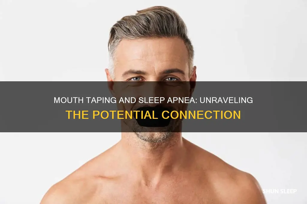 can you get sleep apnea from mouth tape