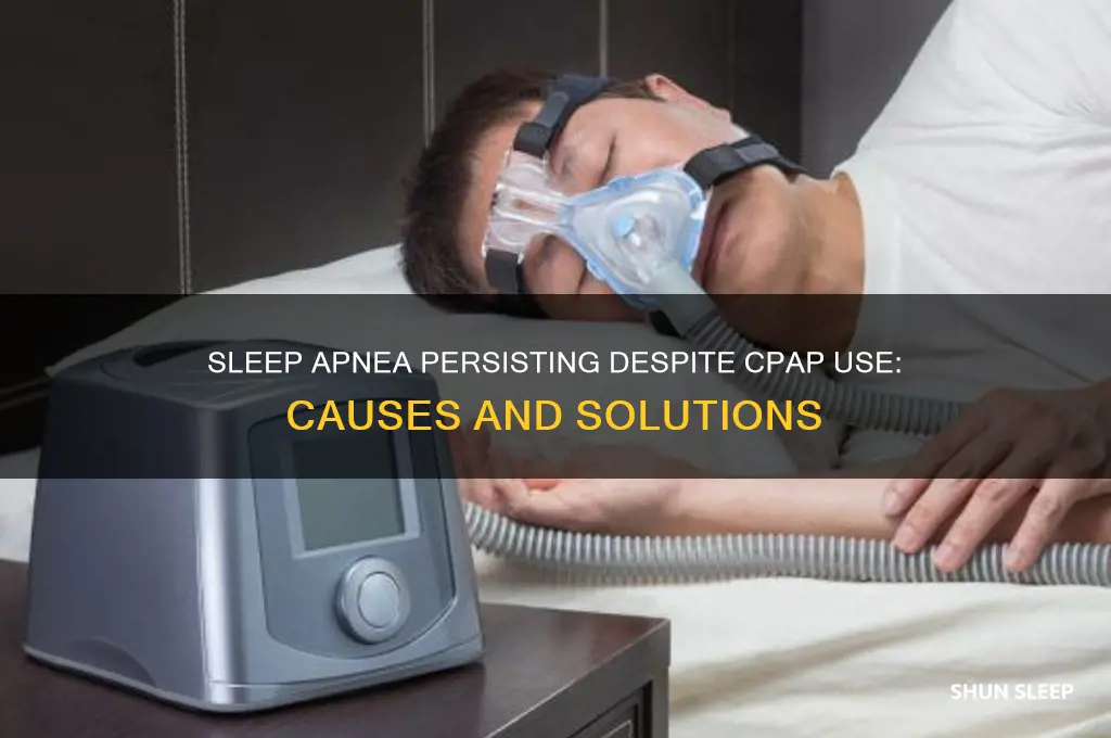 can you get sleep apnea with sleep apnea machine