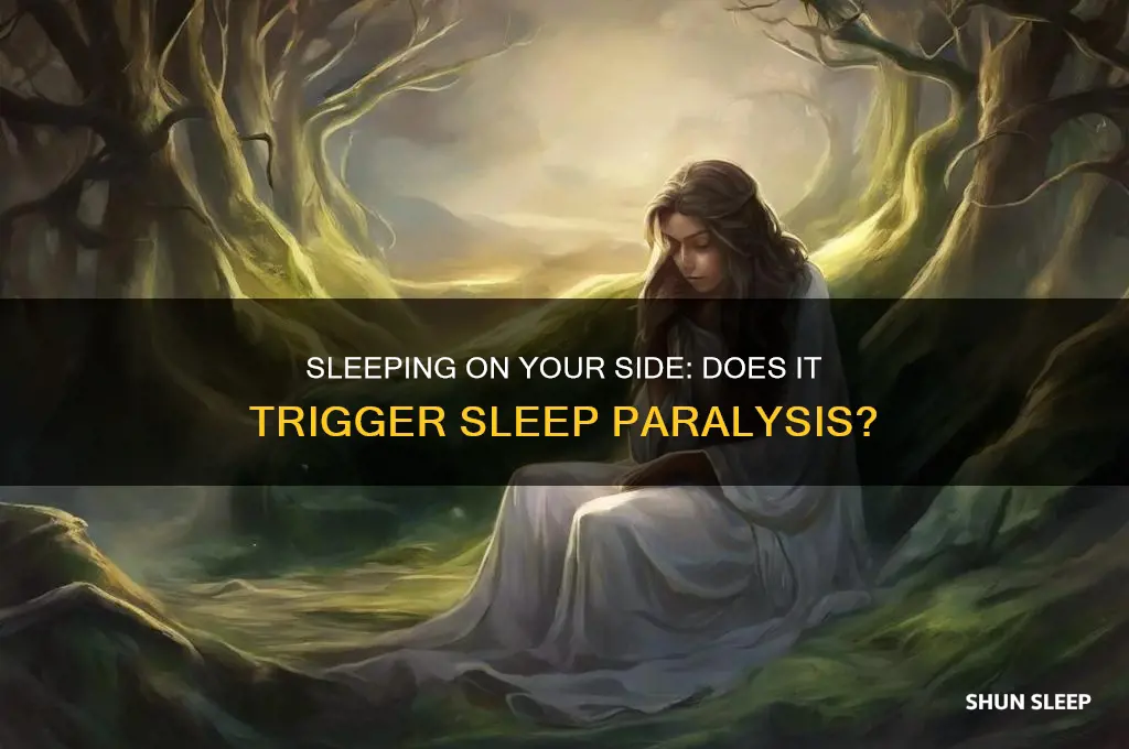 can you get sleep paralysis sleeping on your side