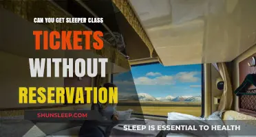 Sleeper Class Tickets Without Reservation: Is It Possible?