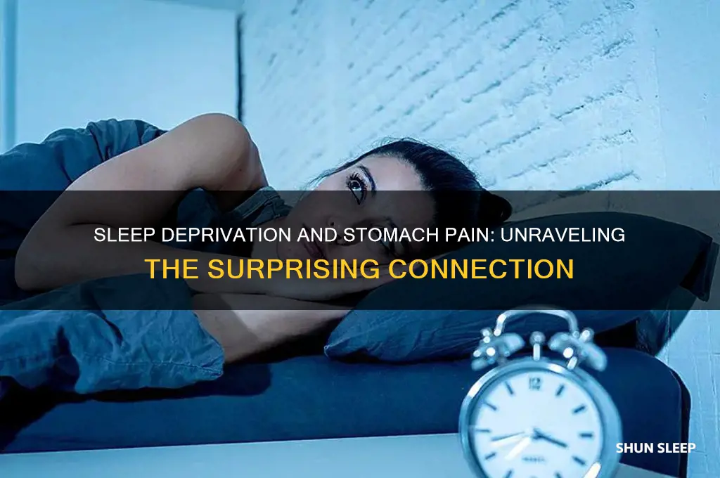 can you get stomach aches from lack of sleep