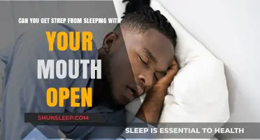 Sleeping with Mouth Open: Strep Throat Risk Explained