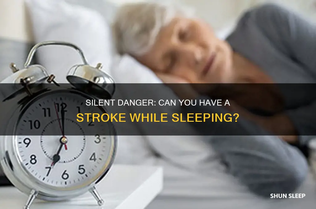 can you get stroke while sleeping