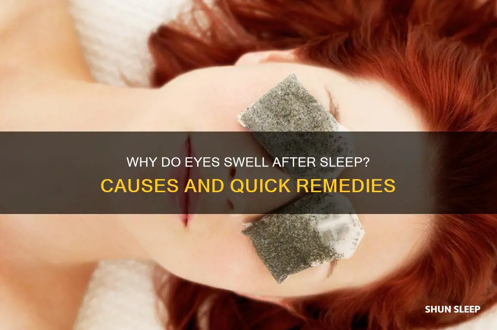 can you get swollen eyes when you sleep