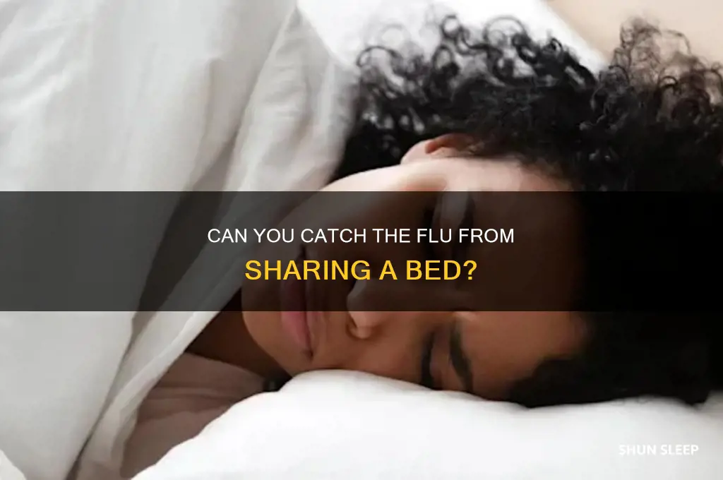 can you get the flu from sleeping next to someone