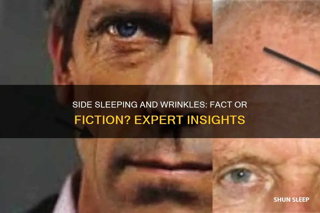 can you get wrinkles from sleeping on your side