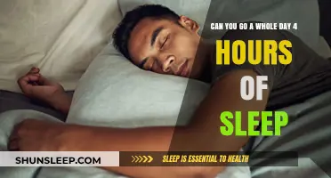 Sleepless Challenge: Conquering the Day on Just 4 Hours of Rest