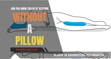 Sleep Without a Pillow to Grow Taller?