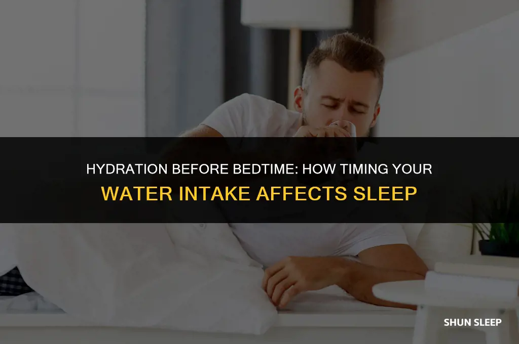 can you have water hours before being put to sleep