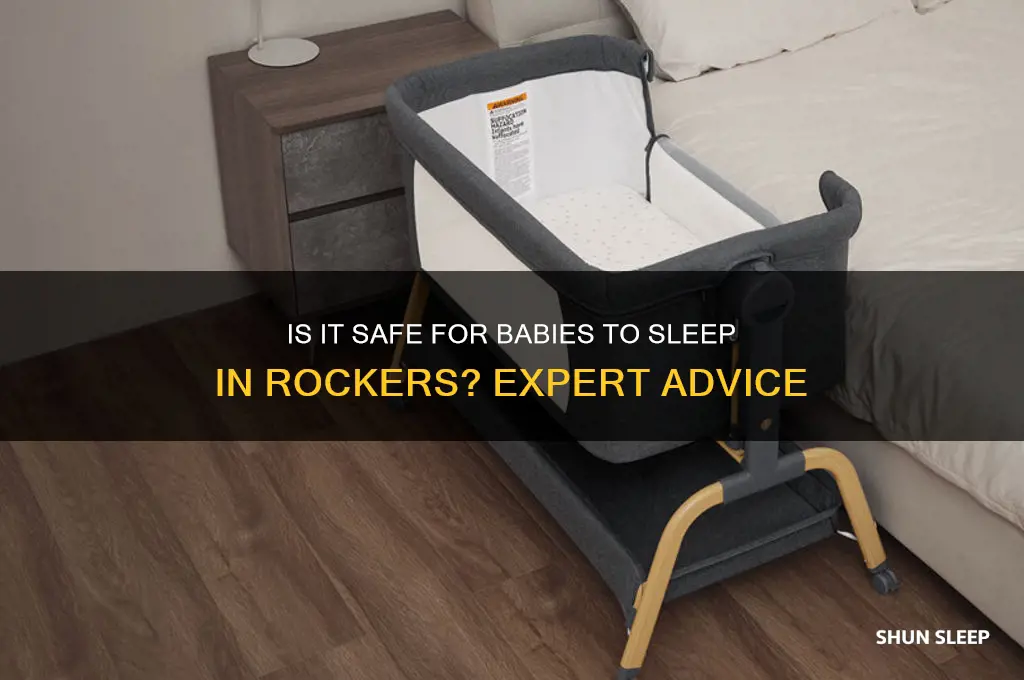 can you let a baby sleep in a rocker