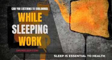 Do Subliminals Work While You Sleep?