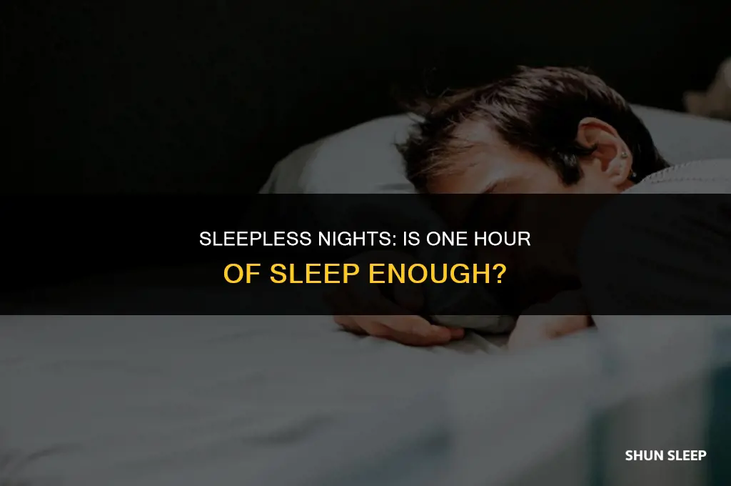 can you live on an hour of sleep a day