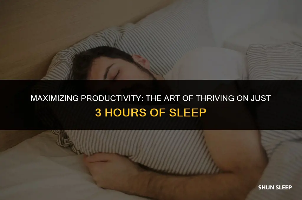 can you make 3 hours of sleep enough