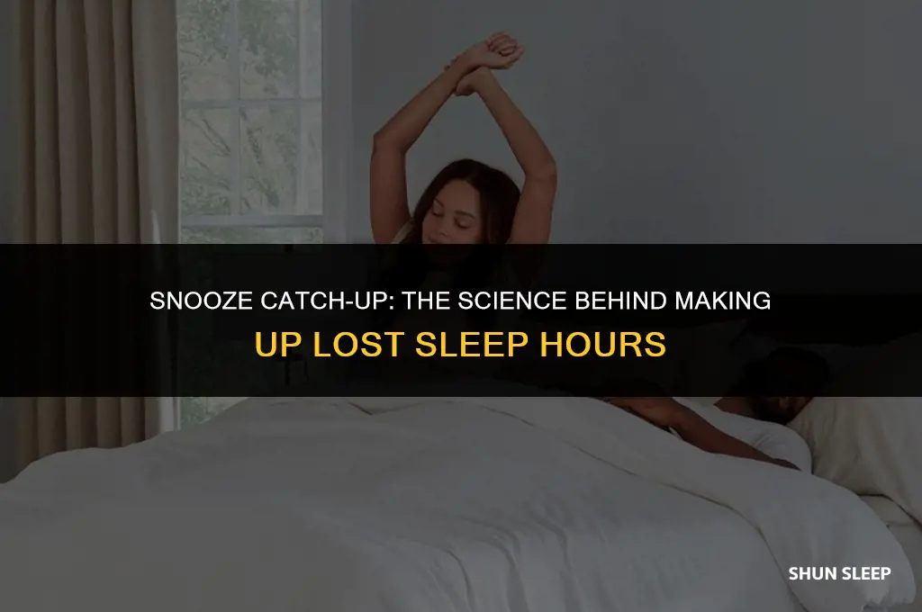 can you make up lost sleep hours