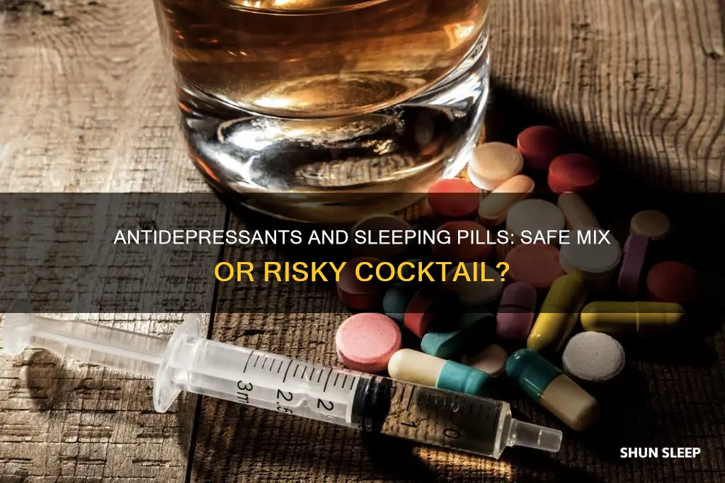 can you mix antidepressants with sleeping pills